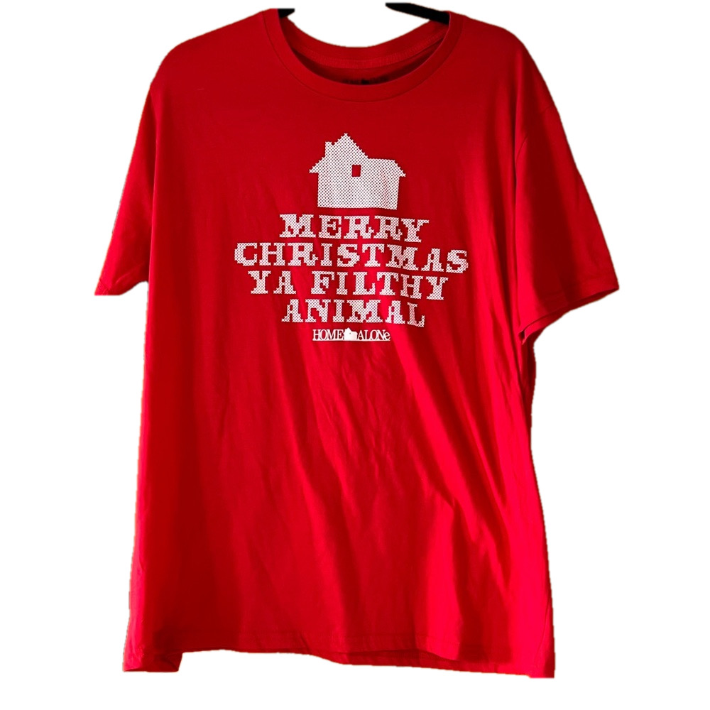 Home alone … merry Christmas you filthy animal T-shirt